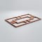 Ekena Millwork Small Hastings Decorative Fretwork Wood Wall Panels, Cherry, 7 1/2"W x 11 3/8"H x 3/8"T WALW12X12X0375HASCH - alternate 4